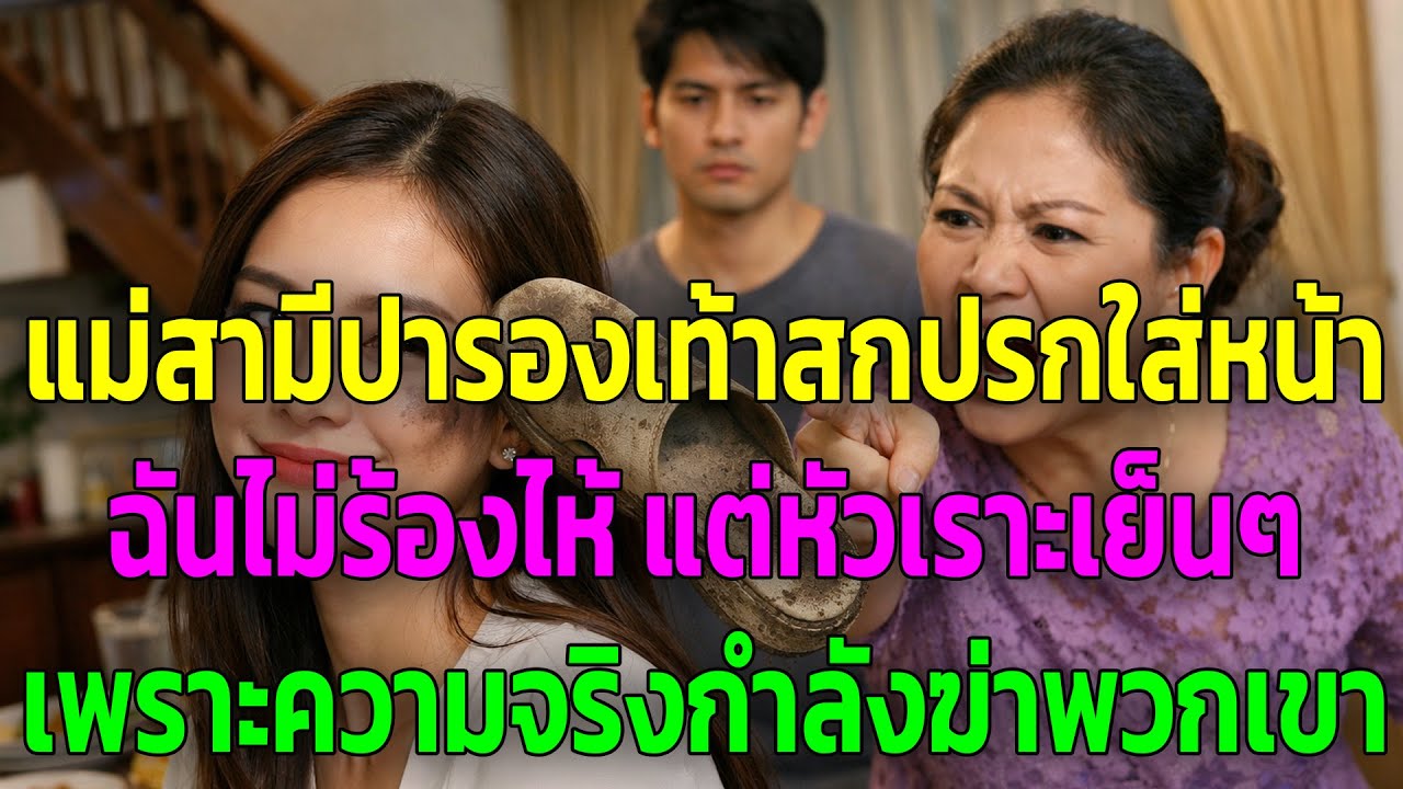 แม่สามีปารองเท้าสกปรกใส่หน้า ฉันไม่ร้องไห้ แต่หัวเราะเย็นๆ เพราะความจริงกำลังฆ่าพวกเขา