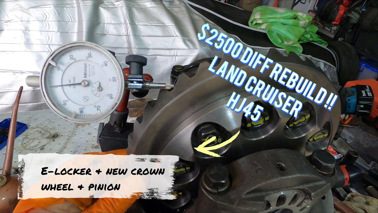 Land Cruiser HJ45 Rear Diff rebuild with E-locker Pt 2. Project Natasha
