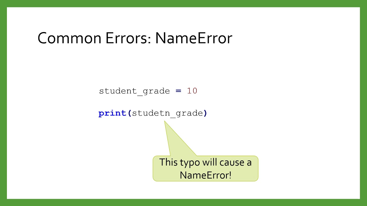 Errors