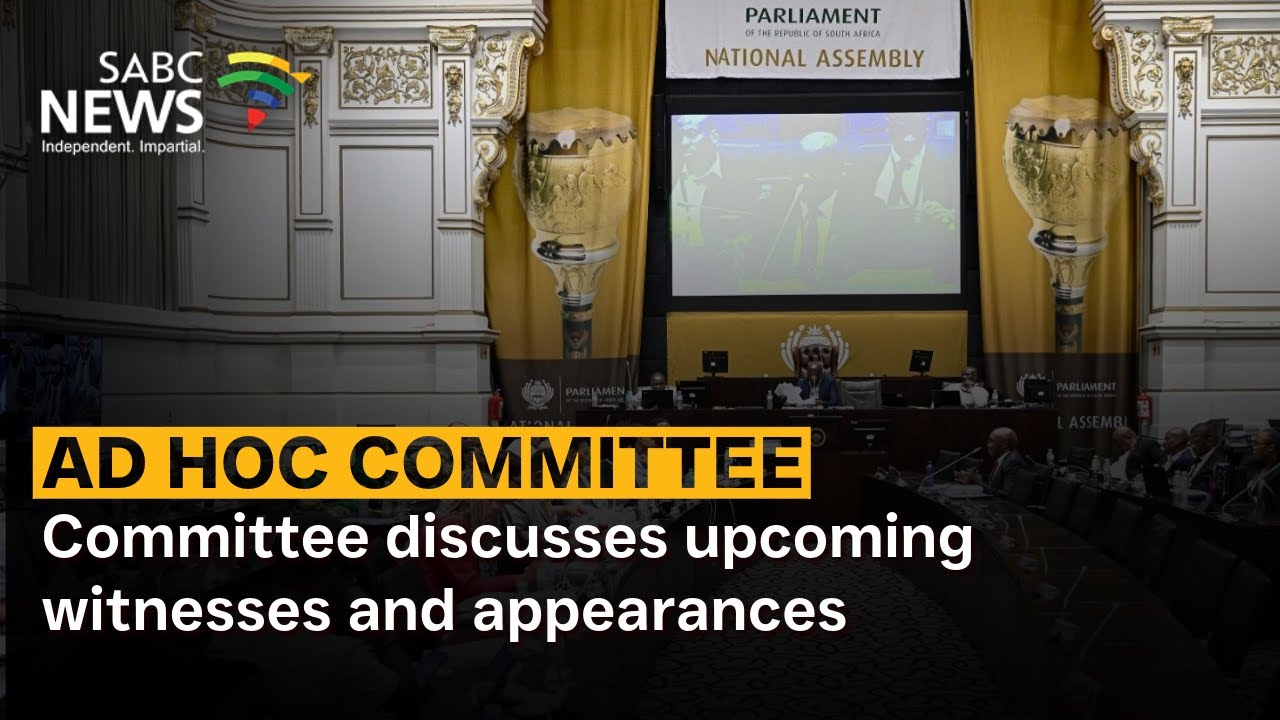 Ad Hoc Committee | Committee discusses upcoming witnesses and appearances