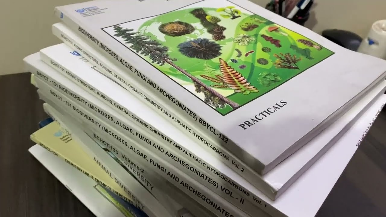 IGNOU study material Unboxing  | BSCM study material  | IGNOU university | BSC 1st year