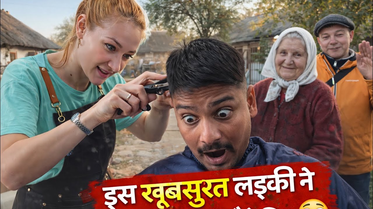 Russian Family ने मुझे अपने घर बुलाया | Russian Girl Haircut Experience | Russia Tyumen | 