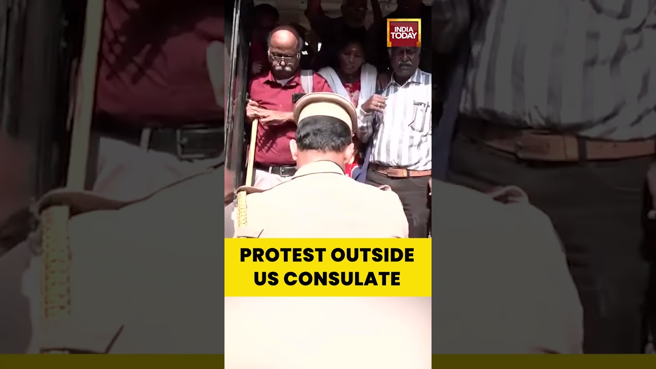 CPI-M Protesters Detained Near US Consulate in Chennai|  Venezuela Crisis | India Today