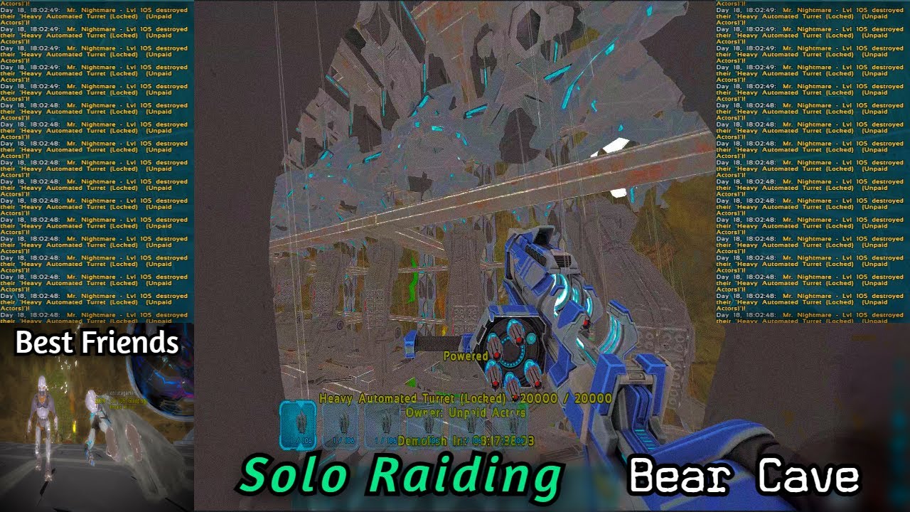 Ark - Solo Raiding Bear Cave I Unofficial I [4K]