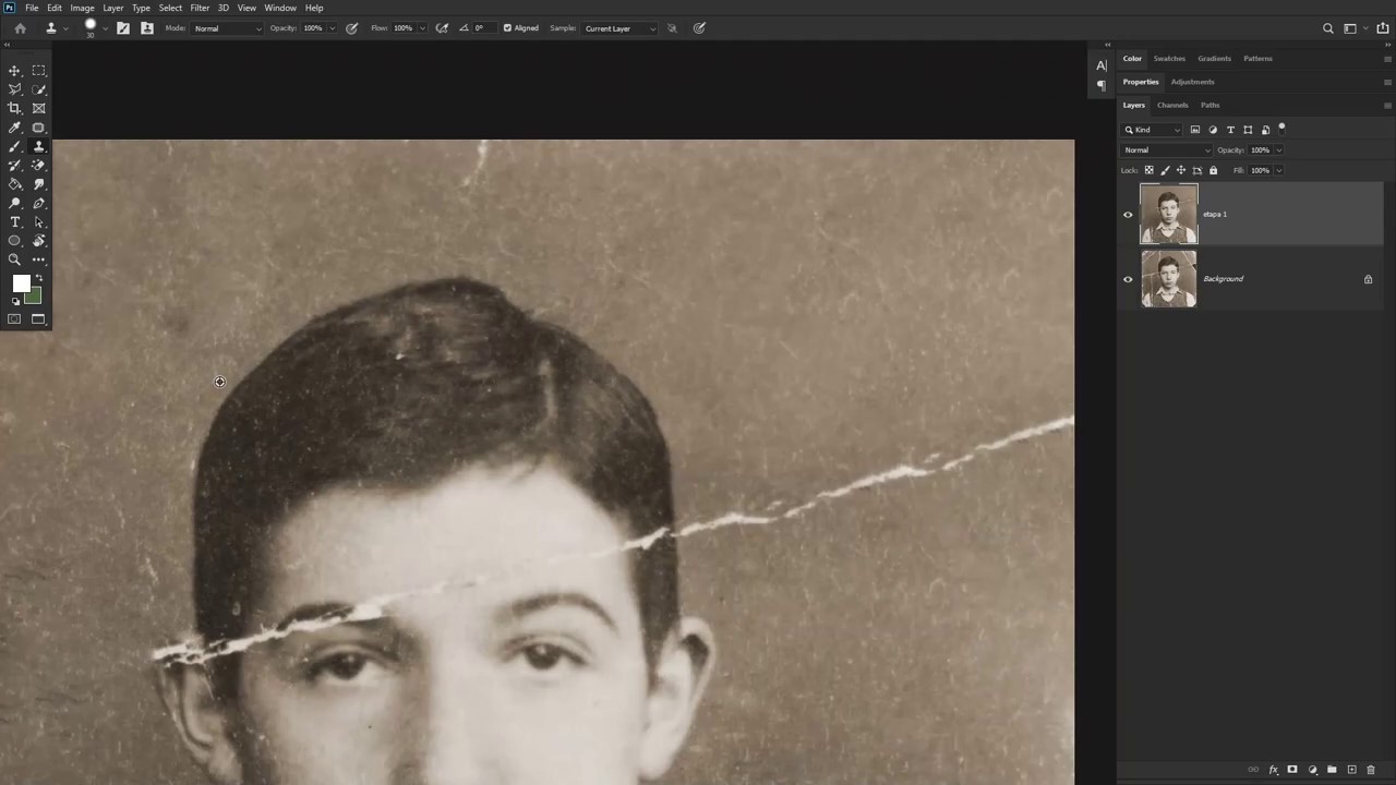 Aula Photoshop - Restauração de Fotos
