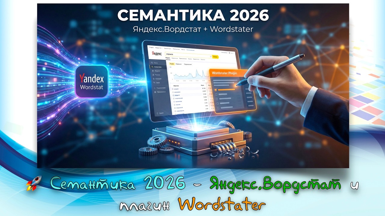 🚀 Семантика 2026: Яндекс.Вордстат и плагин Wordstater