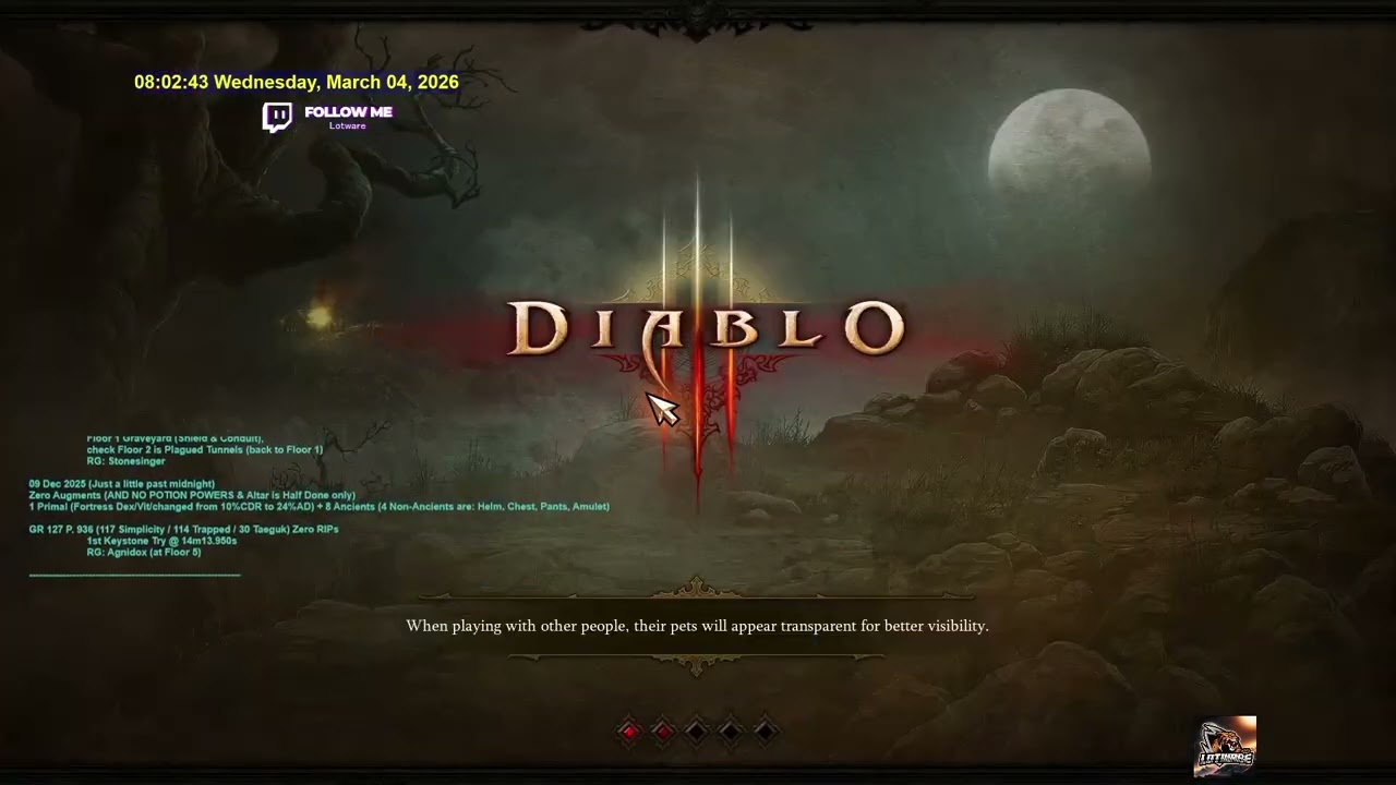 D3 04Mar2026 EU- Season 37 - GoD DH Morning Nephalem Rifts