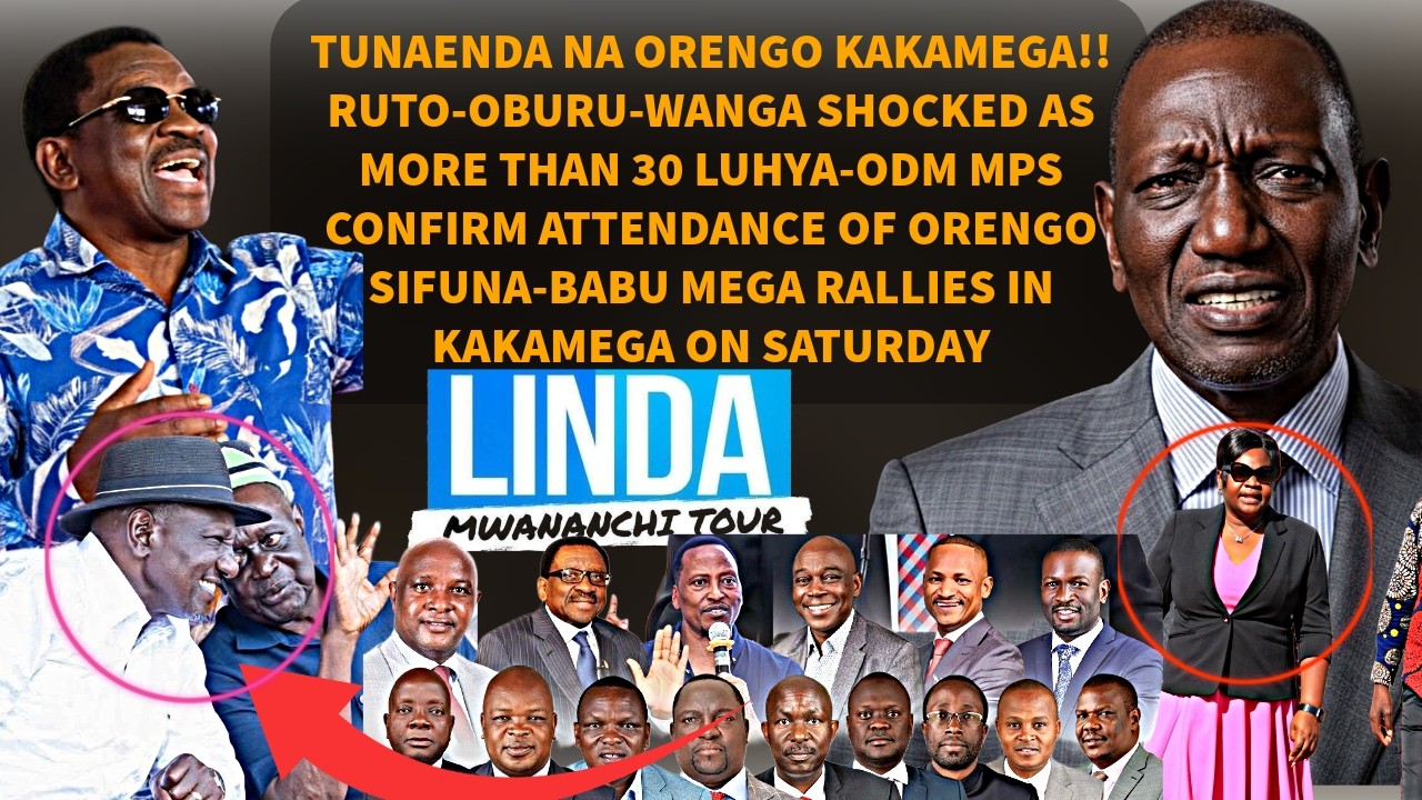 🔥ORENGO BEATS RUTO-OBURU AGAIN AS 30 LUHYA-ODM MPS JOIN ORENGO KAKAMEGA RALLY AFTER KITENGELA TREMOR