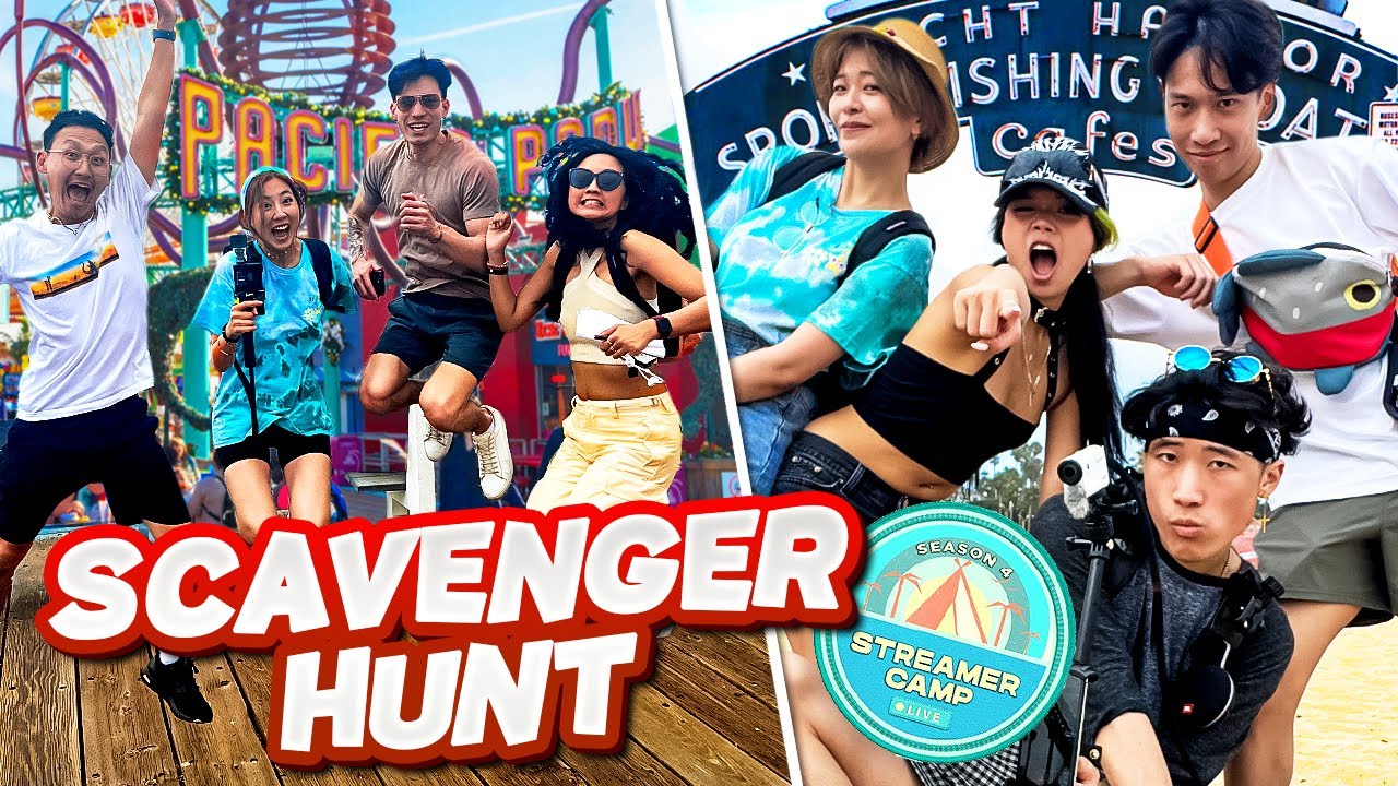STREAMER CAMP 4 VLOG: SANTA MONICA SCAVENGER HUNT