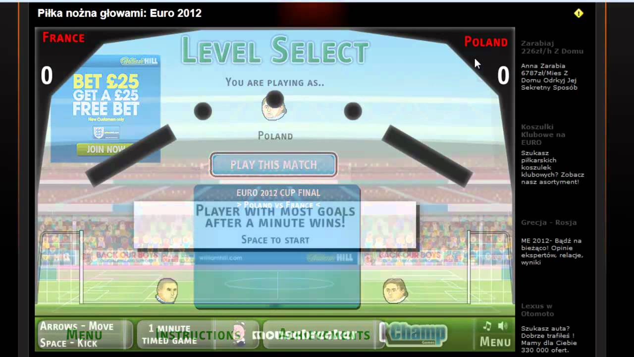 Piłka nożna głowami Euro 2012