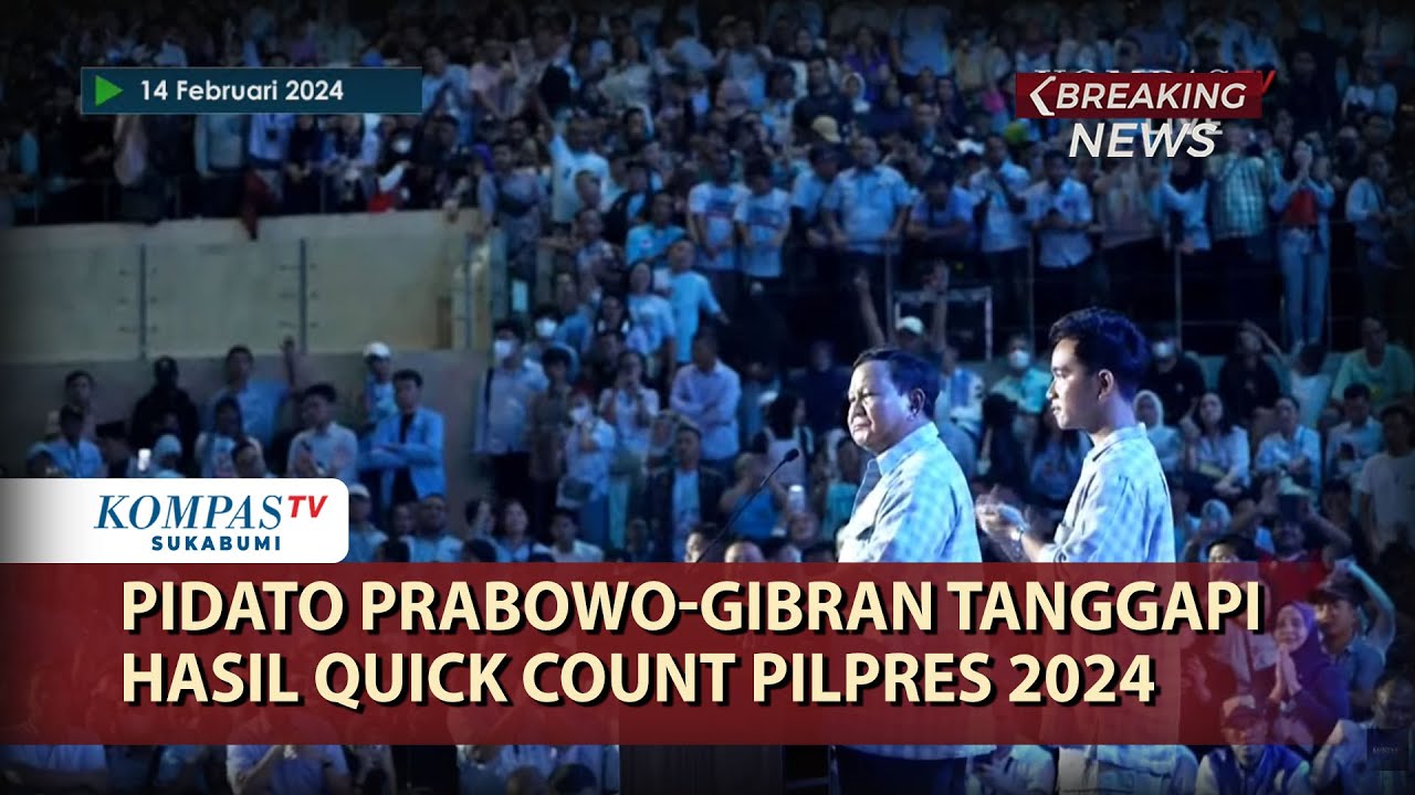 Pidato Prabowo-Gibran di Istora Senayan Tanggapi Hasil Quick Count Pilpres 2024