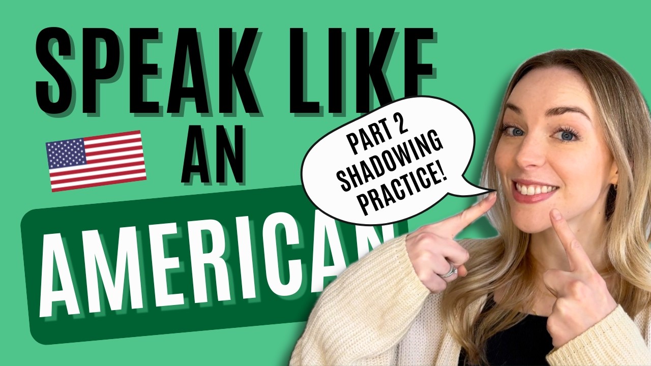 10 Minutes of American English Shadowing Practice (Part 2!)