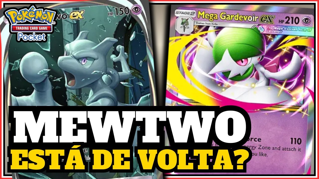DECK de MEGA GARDEVOIR: o RETORNO do MEWTWO EX! | Pokémon TCG Pocket