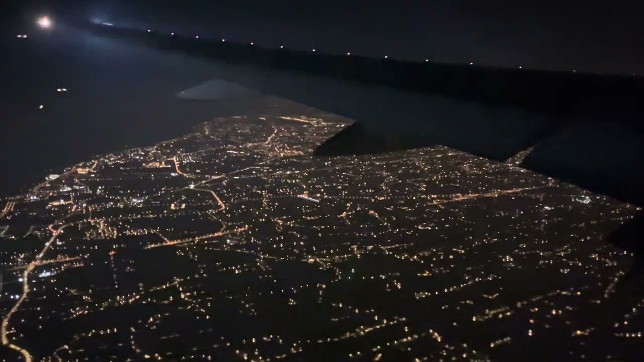 Landing Taiwan (降落中正機場3/15/2026 3:30am)