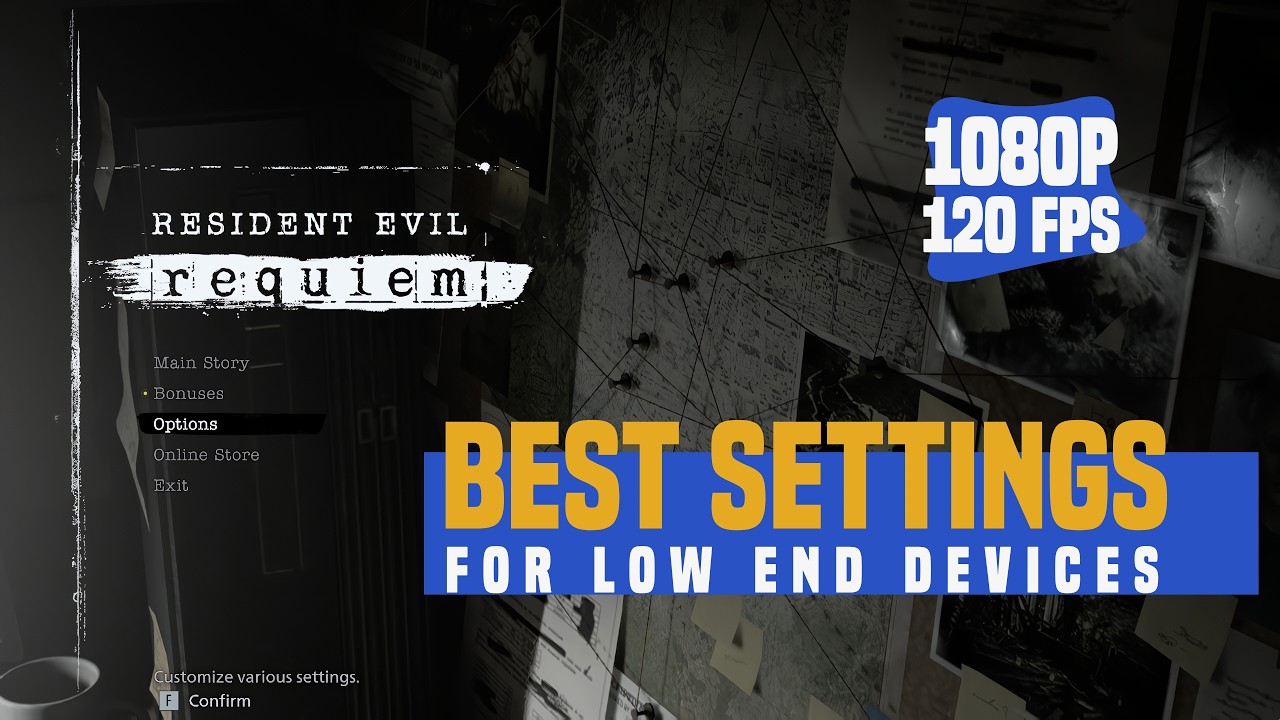 [BEST SETTINGS] Resident Evil Requiem RTX 3050 4GB Ryzen 7 7435HS 24GB 1080p Up2 120 FPS