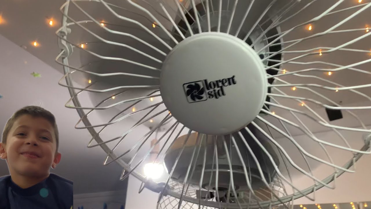 VENTILADOR DE TETO DUPLO LOREN SID DO MEU QUARTO