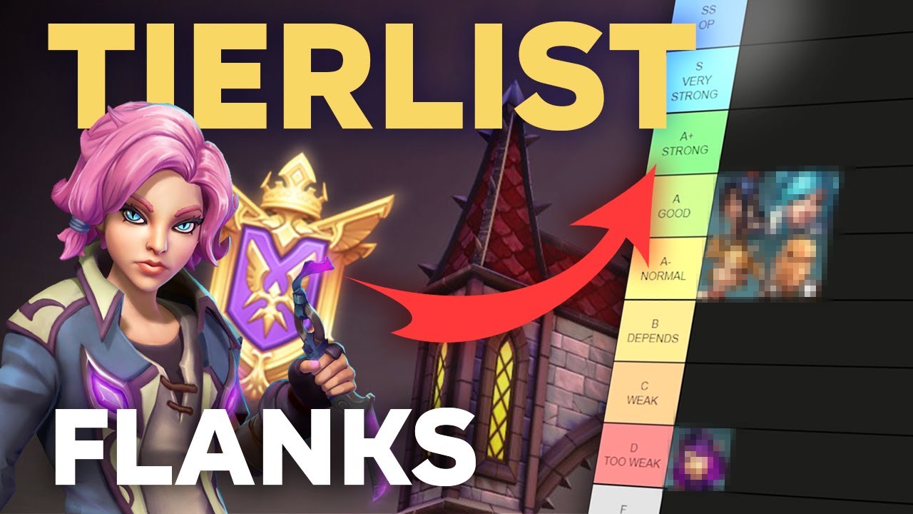 BEST FLANKS IN RANKS 2021 | Tierlist Paladins