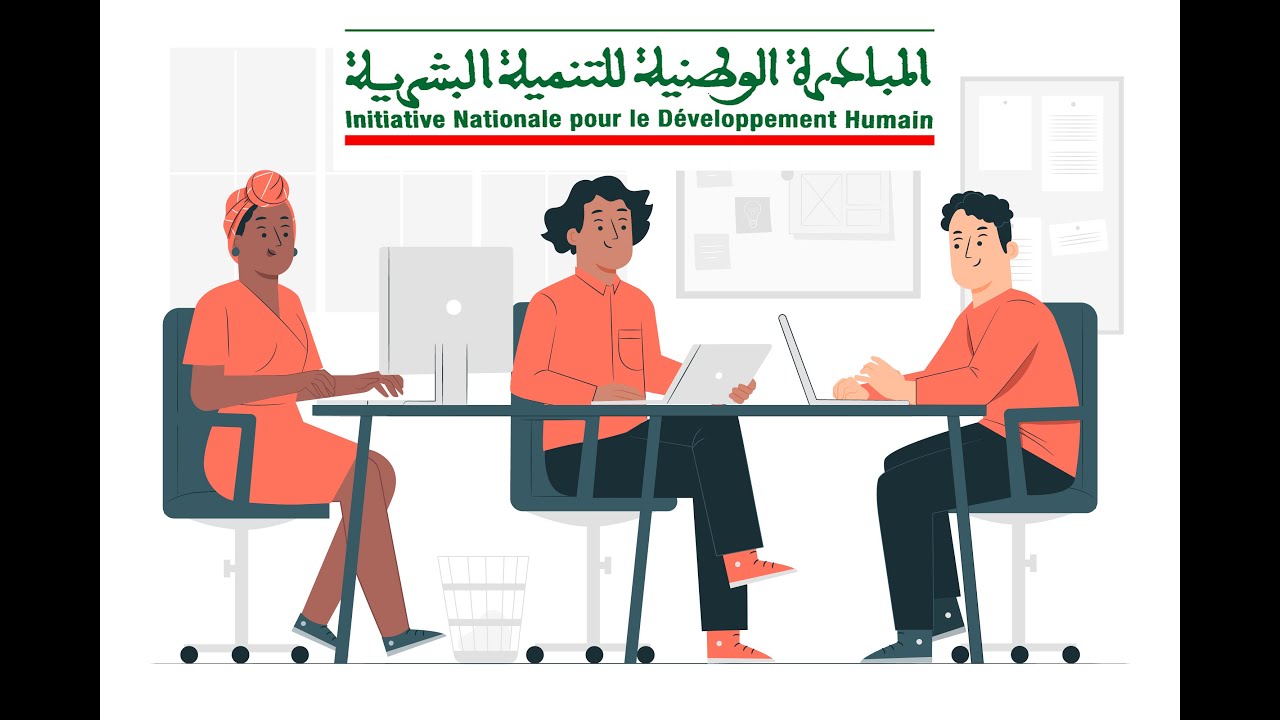 INDH Maroc video motion graphic