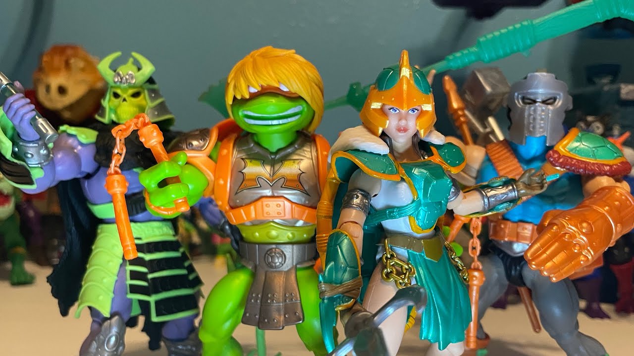 NEW Turtles of Grayskull Wave 3! Teenage Mutant Ninja Turtles & Masters of the Universe Figures!