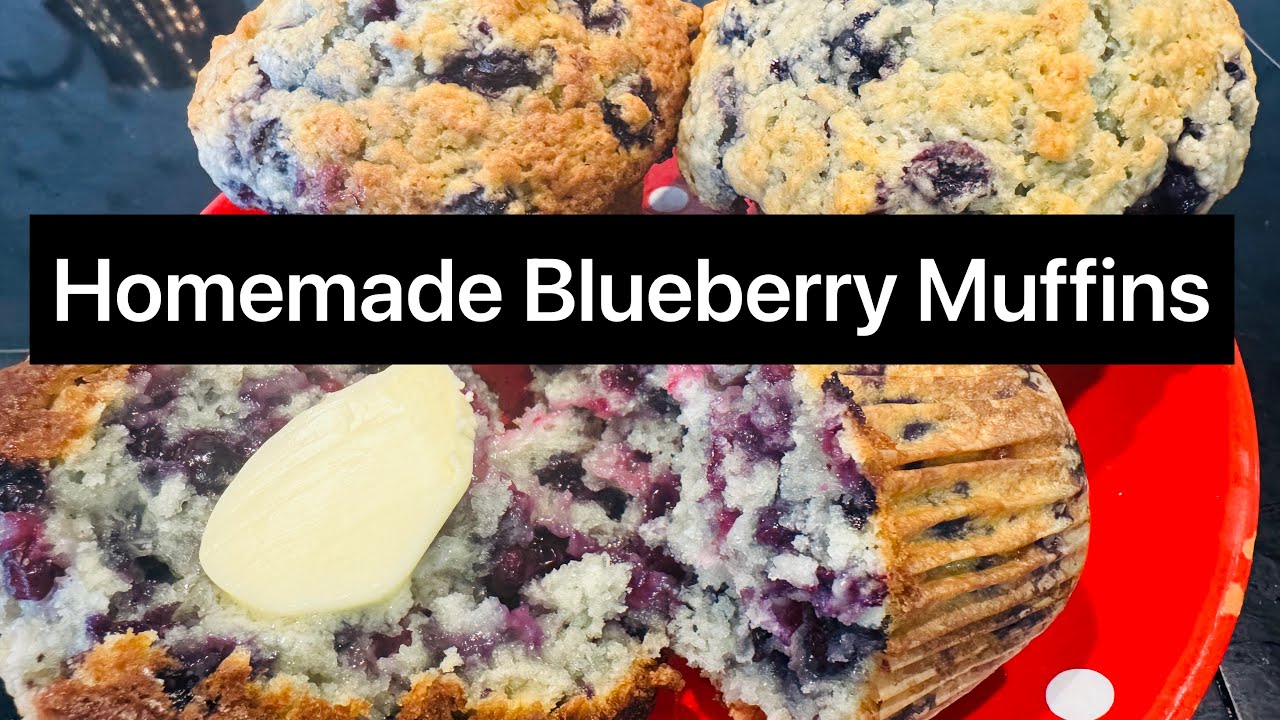 Домашние черничные маффины ❤️