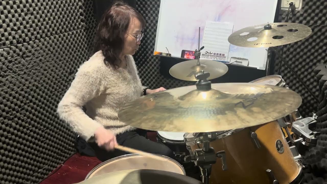 美酒加咖啡 爵士鼓 鍾秀麗 #Drum #cover