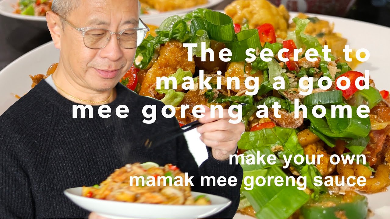 Malaysia mamak mee goreng | make your own mamak mee goreng sauce at home | stir fry hokkien noodle