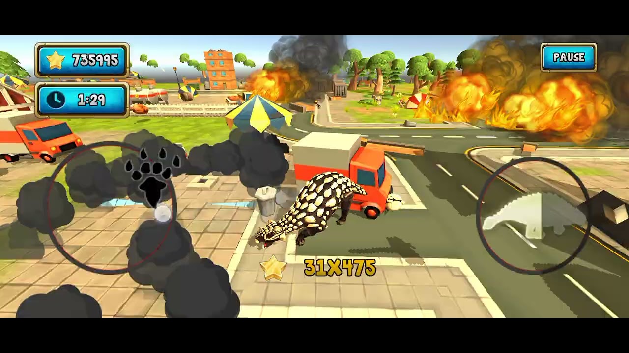 Dinosaur simulator: dino world use A Euoplocephalus
