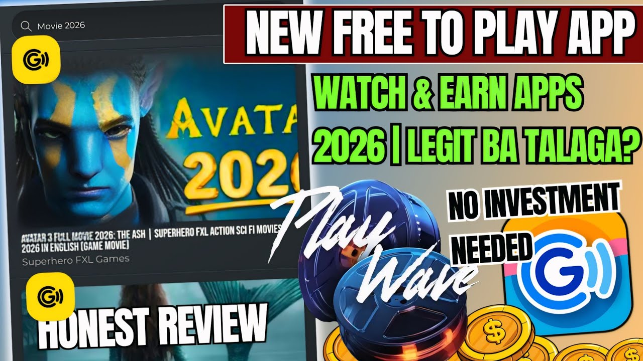 PLAY WAVE APP | WATCH AND EARN APP REVIEW_TOtoo bang Legit? | Gcash Earnings app Review#earningapp
