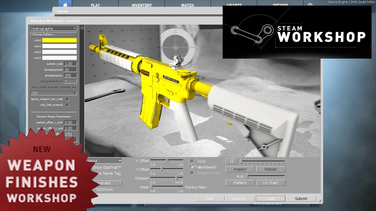 CS:GO Workshop: Weapon Finishes - How To Create Your Own Skin Guide - Update Video