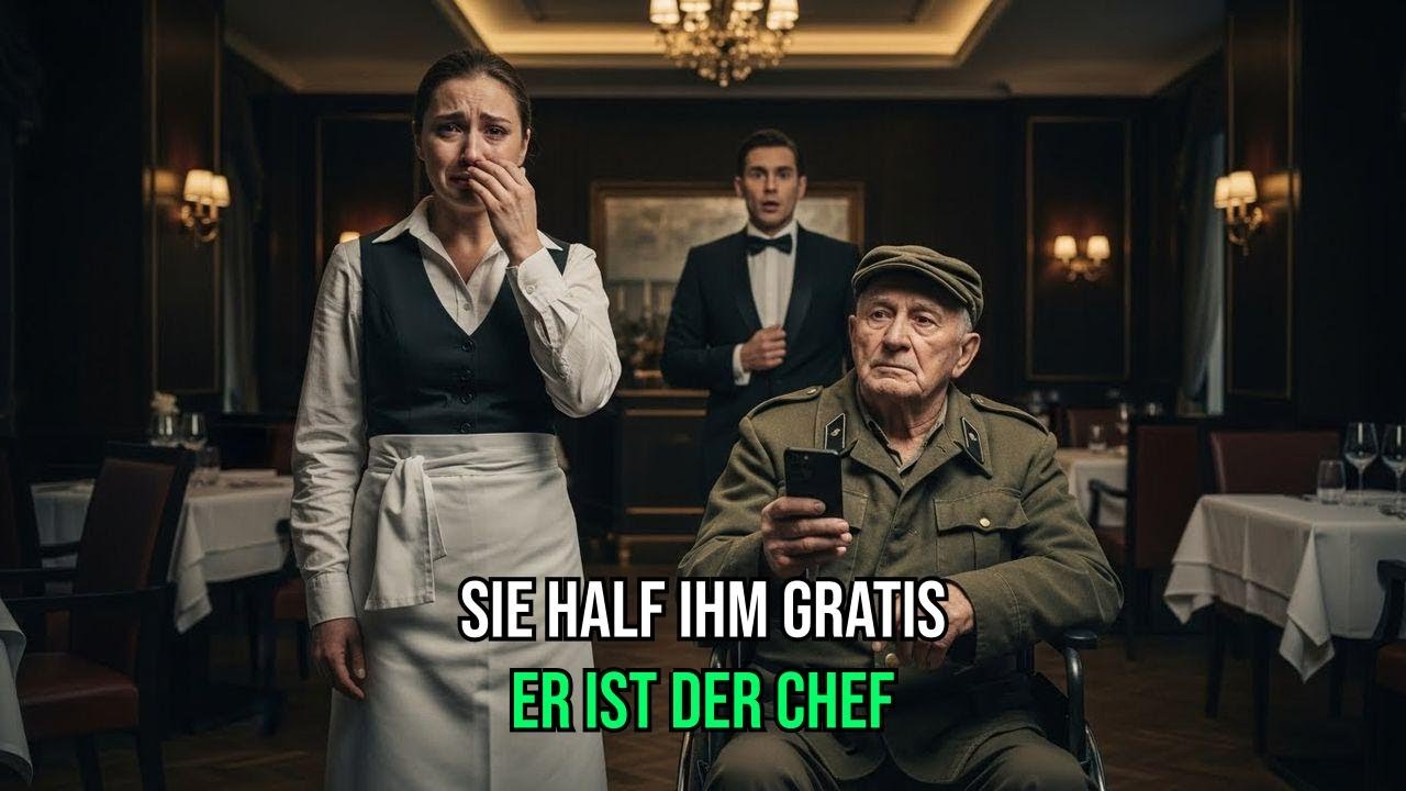Die Kellnerin half ihm – Sein Geheimnis schockte alle!