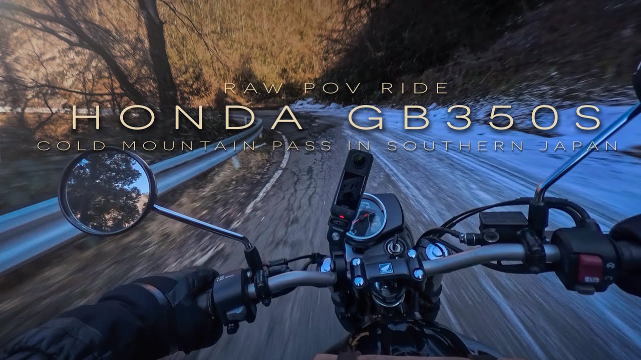 Cold Mountain Pass - RAW POV RIDE - Honda GB350s