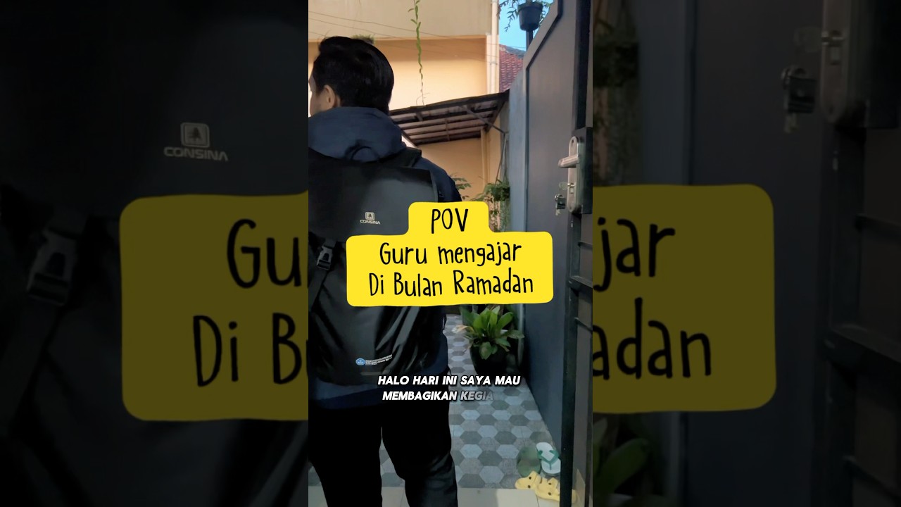 Mini Vlog Guru - Mengajar di Bulan Ramadan