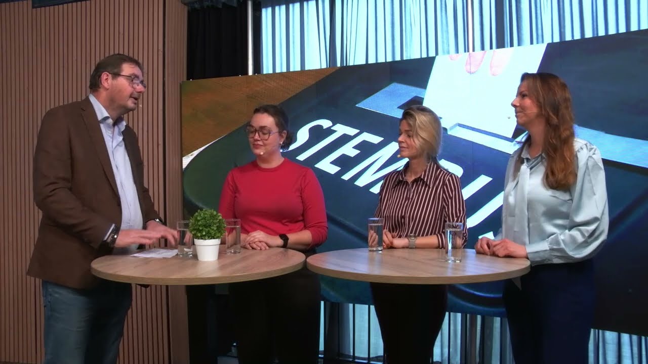 Voorstelronde met Lisette Sandifort (VVD), Rosalie Bedijn (GroenLinks-PvdA) en Tamara Haak (PDvZ)