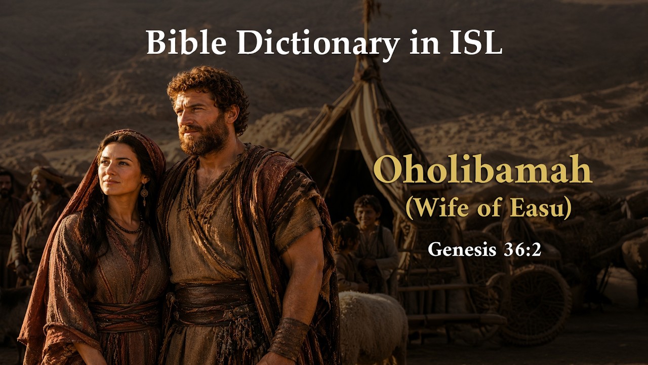 Oholibamah (Wife of Easu) | Bible Dictionary | Indian Sign Language