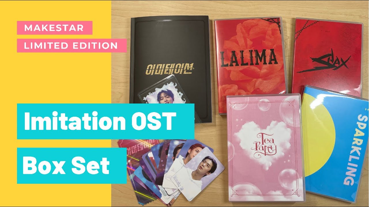 Imitation 이미테이션 Kdrama OST Limited Box Set Review Unboxing - Makestar Sparkling Shax Tea Party