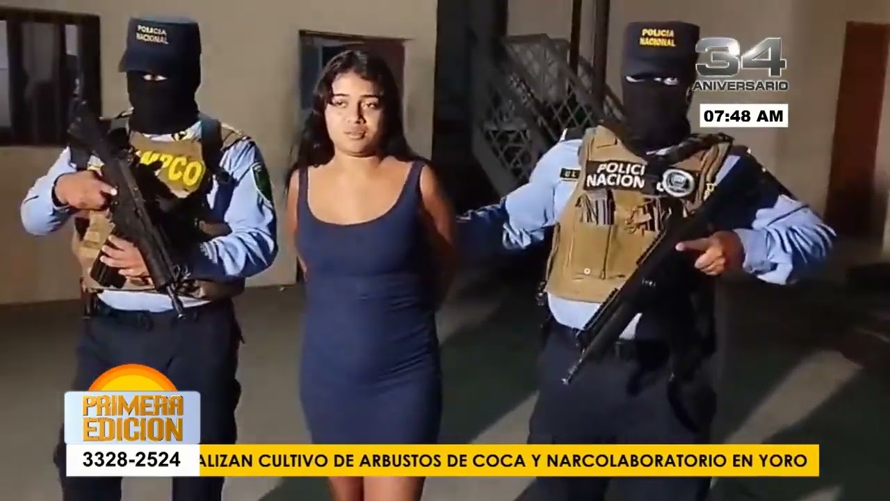 DIPAMPCO captura a ‘‘La Inquieta’’, acusada de distribuir droga en Amarateca, F.M.