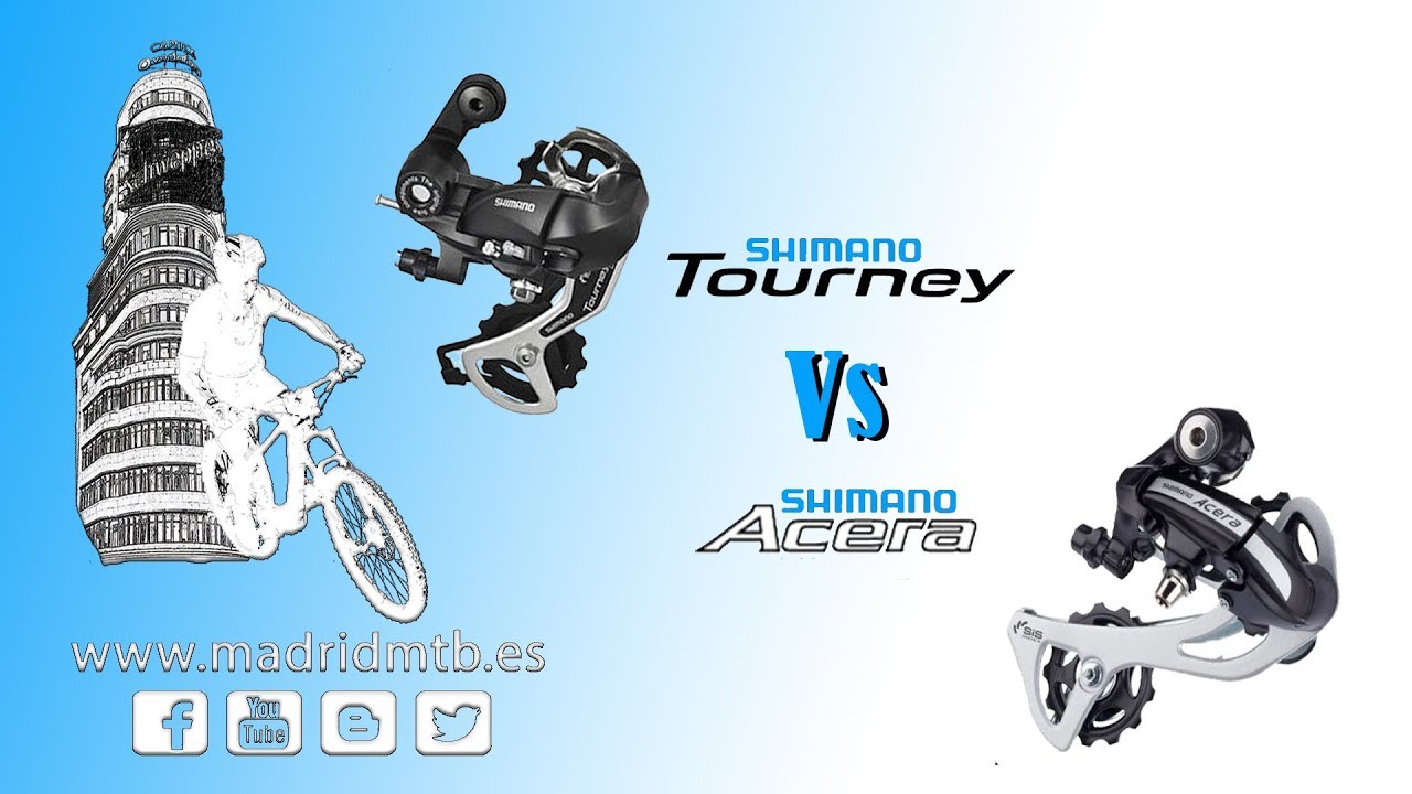 Shimano Tourney Vs Shimano Acera || Ajuste Shimano Acera