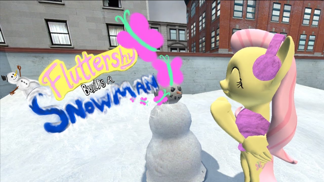 Fluttershy Builds a Snowman (Gmod and Ponies) - Part 1