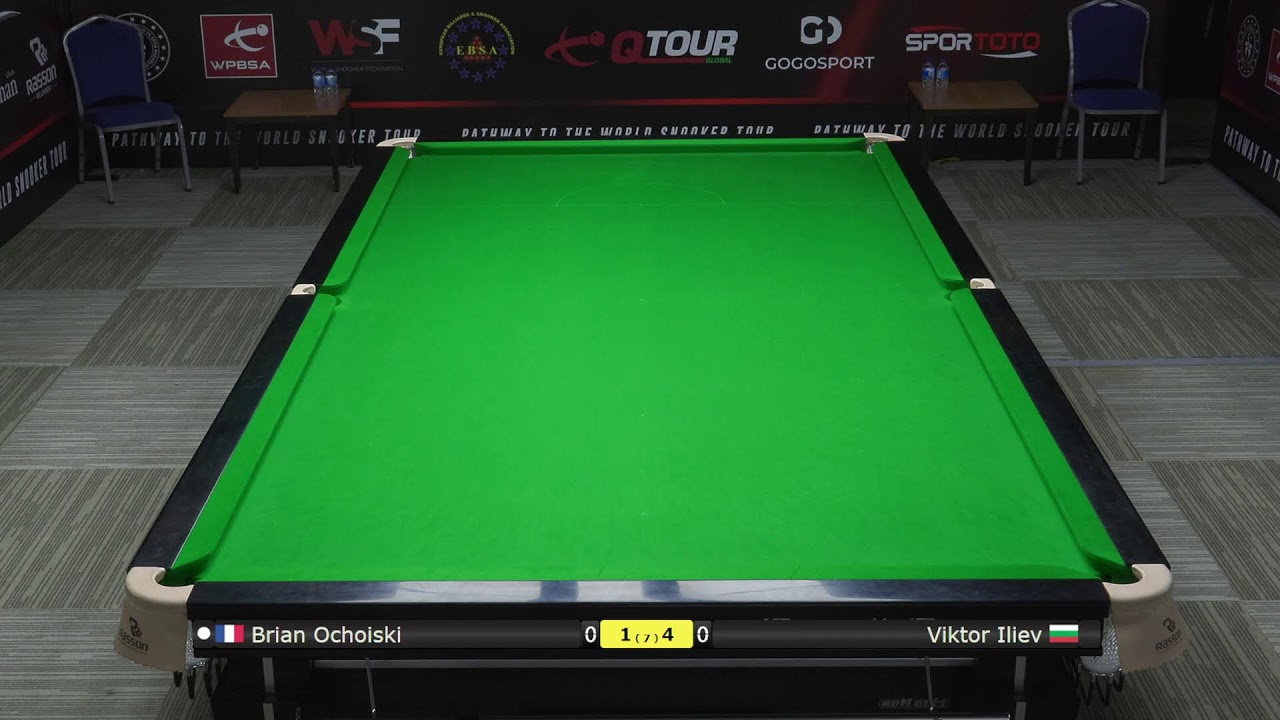 Table 2 — European Snooker Championships — day 12