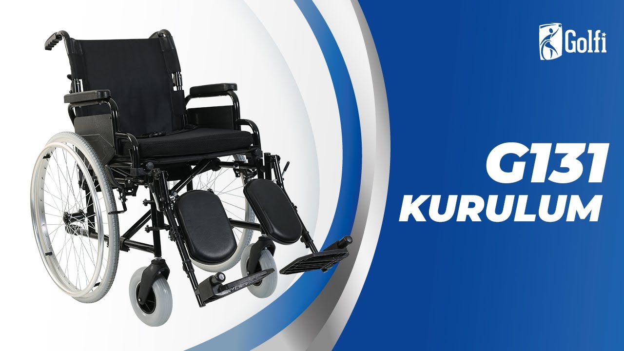Golfi G131 Standart Manuel Tekerlekli Sandalye Kurulum