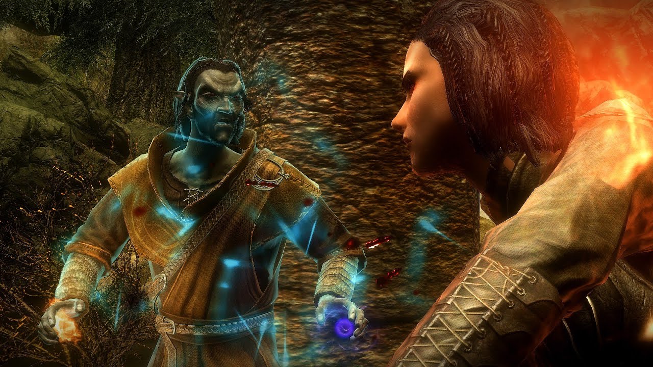 Talvas Fathryon vs Laelette the Vampire | Skyrim (Adept&Expert) (Rematch)