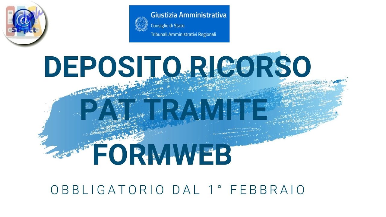 Deposito Ricorso PAT tramite Formweb