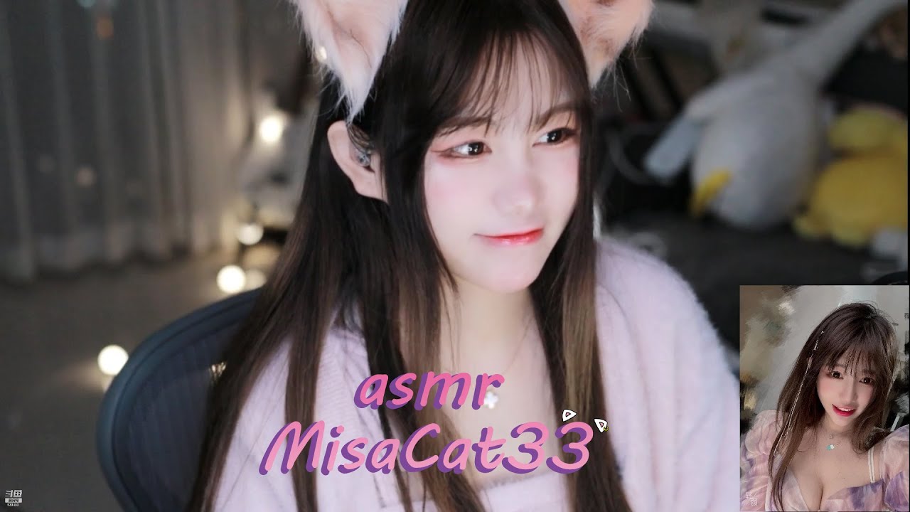 【ASMR MisaCat33】😽丨Tapping丨Ear Eating丨Blowing丨Hand Massage丨Raffia
