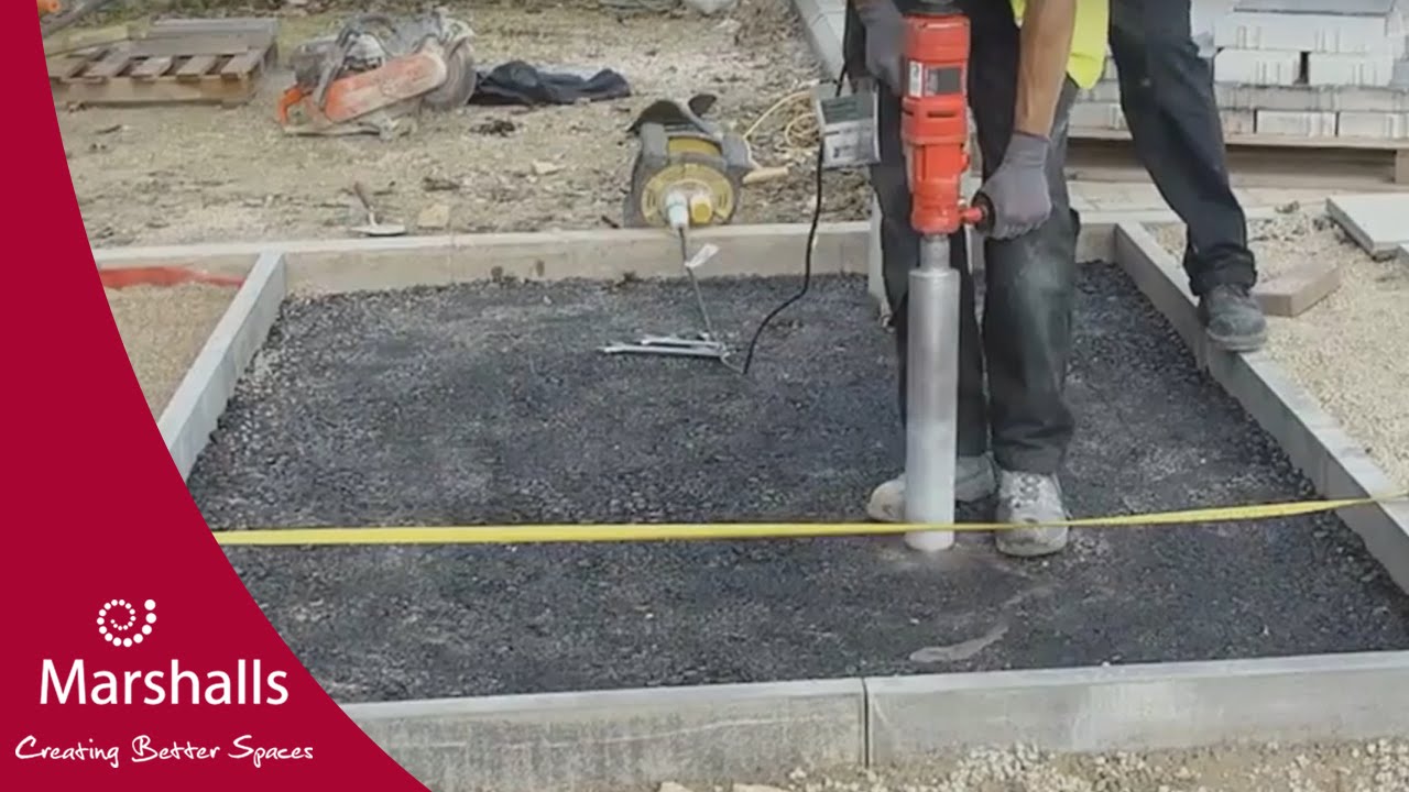 Installing a Type A Marshalls Priora permeable pavement | MarshallsTV