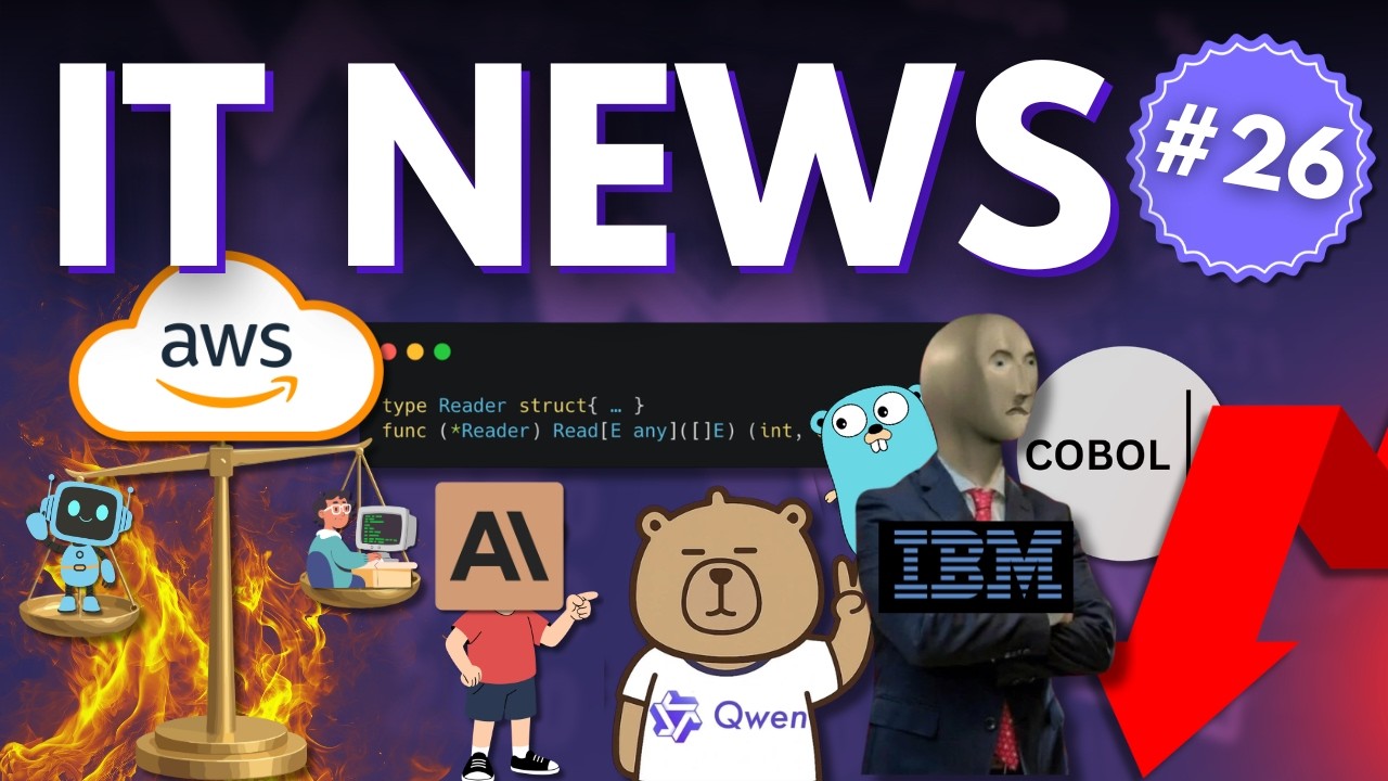 ⚖️ AWS defends AI, IBM gets COBOL shot, Anthropic accuses Chinese labs | IT News #26