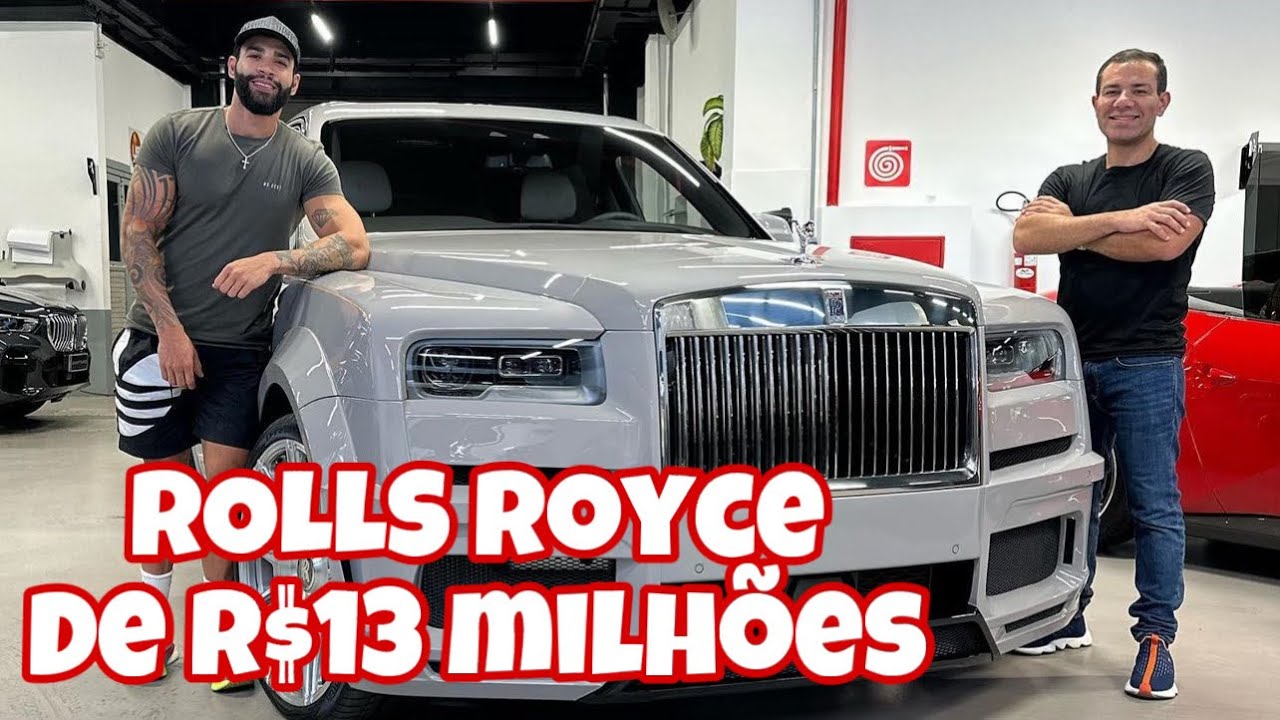 NOVO ROLLS ROYCE DE R$13 MILHÕES DO GUSTTAVO LIMA!