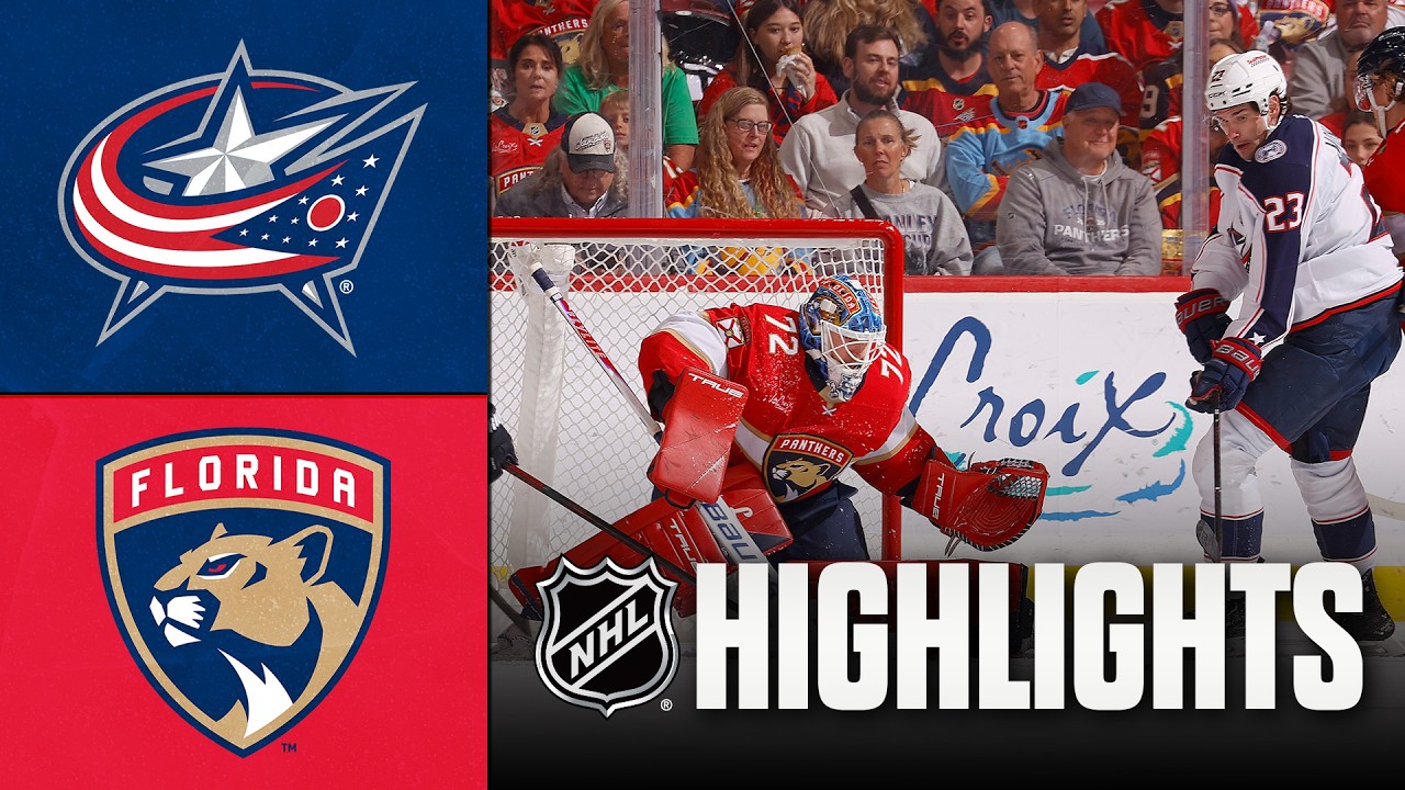 Blue Jackets vs. Panthers | NHL Highlights | March 12, 2026