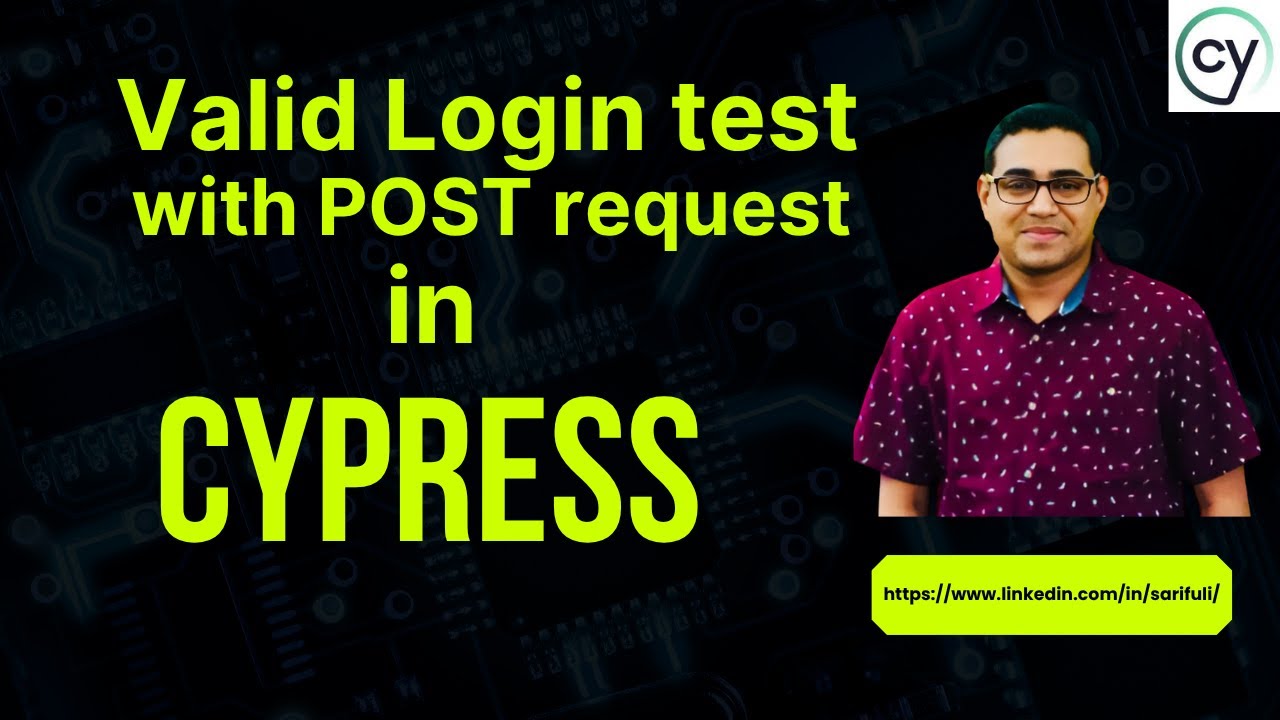 Cypress API Testing_Part 5: Valid Login Test with POST Request in Cypress?