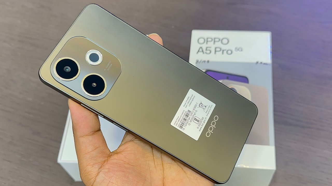 Oppo A5 Pro 5G  Mocha Brown Unboxing, First Look & Review 🔥 | Oppo A5 Pro 5G Price,Spec & Many More