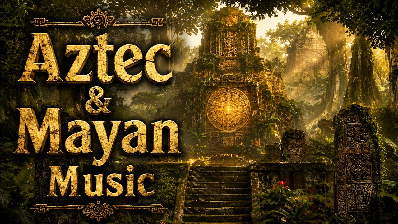 Ancient Mayan Music & Aztec Music 🌿 Aztec Ambience | Ancient Aztec Music (2 Hours)